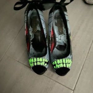 Iron Fist Glow in the Dark Zombie Heels